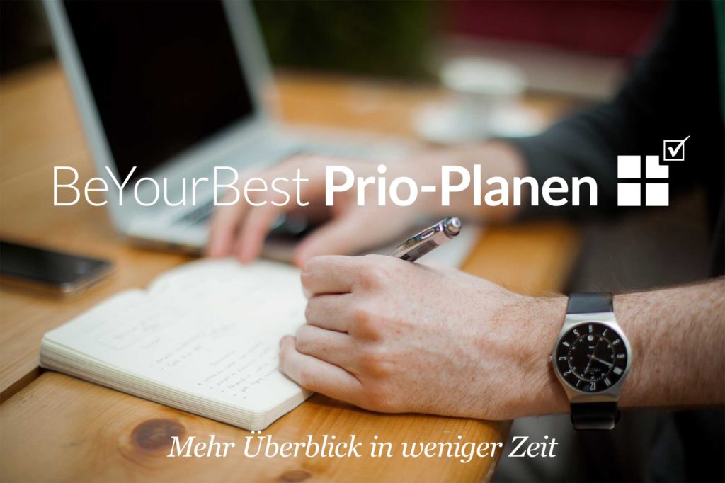 BeYourBest Prio-Planen